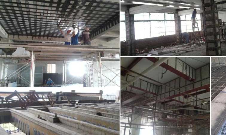 樓面加固補(bǔ)強(qiáng)過(guò)程中的處理方式