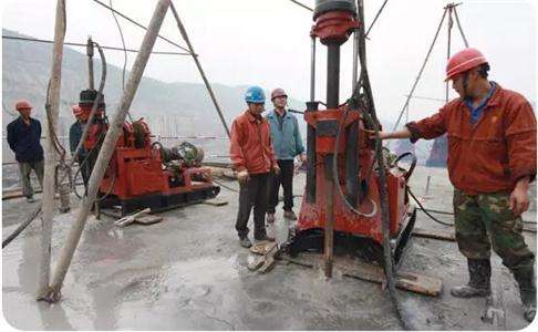 注漿地基加固施工現(xiàn)場