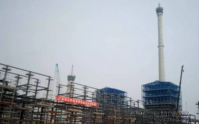 華北石化兩部超高煙囪加固改造完畢，雙雙封頂