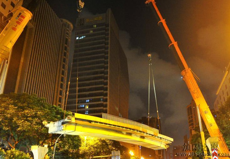 廣州街坊注意啦，又有一座天橋要拆除，注意繞行！