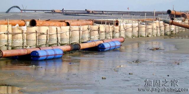 吹填土的施工現(xiàn)場(chǎng)展示