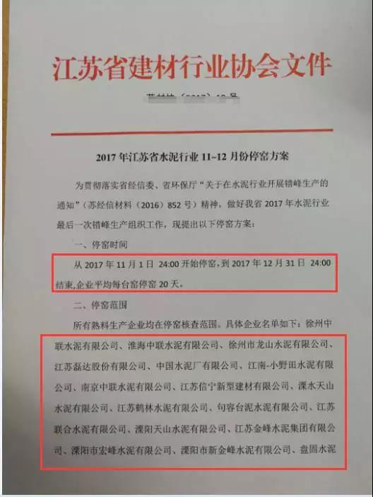 江蘇停窯通知對加固行業(yè)發(fā)展的影響