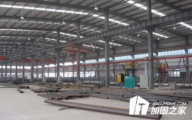 在鋼結構廠房加固中，結構柱如何加固?