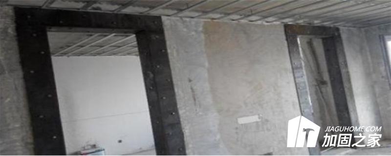 薄弱易倒部位，采用的加固方法