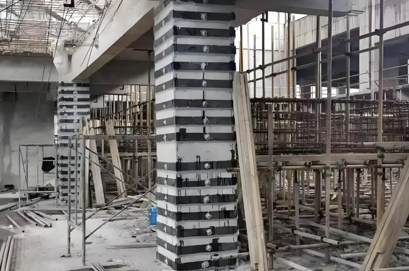 對(duì)于受壓柱提高其承載能力