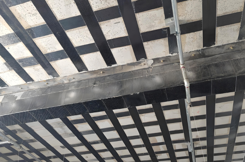 碳纖維加固對(duì)受壓構(gòu)件起到加固效果