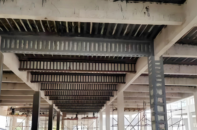 如何確保加固后柱子的強度?