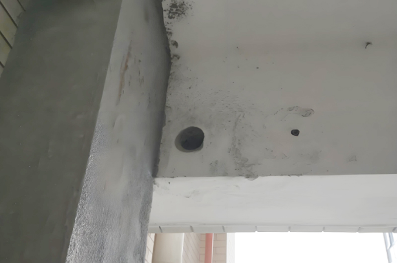 陽臺打孔時打斷了鋼筋