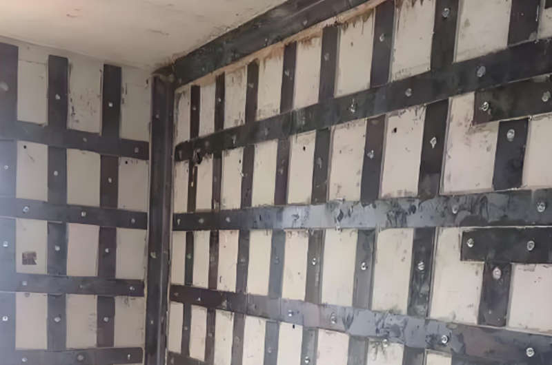 墻體外包鋼加固