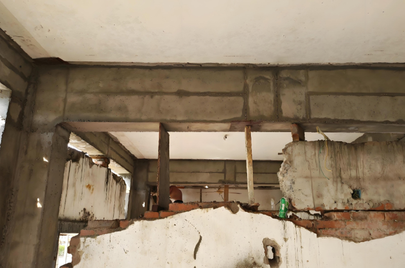 房屋墻改梁加固