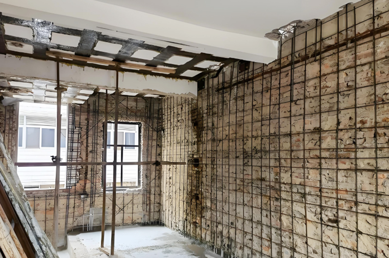 墻體加固嚴格把控材料質量