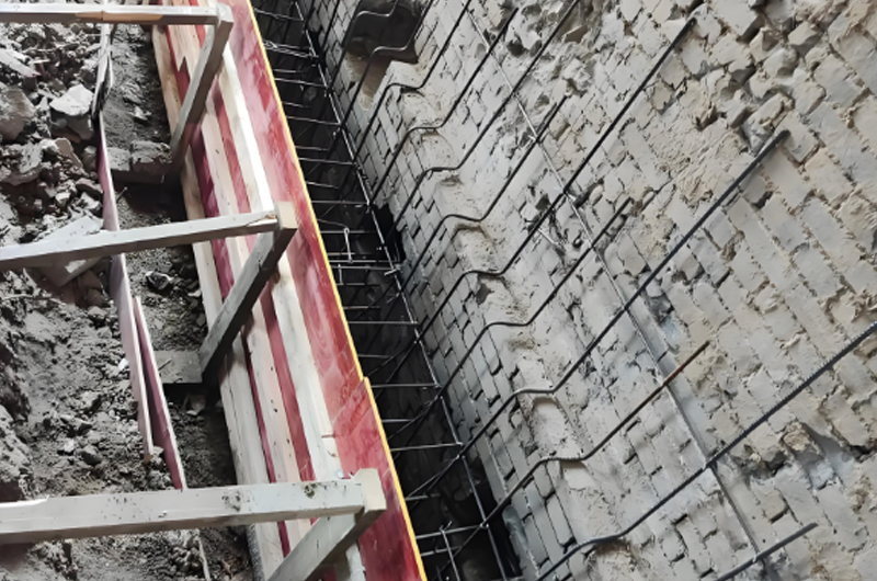 常用的墻體加固方法