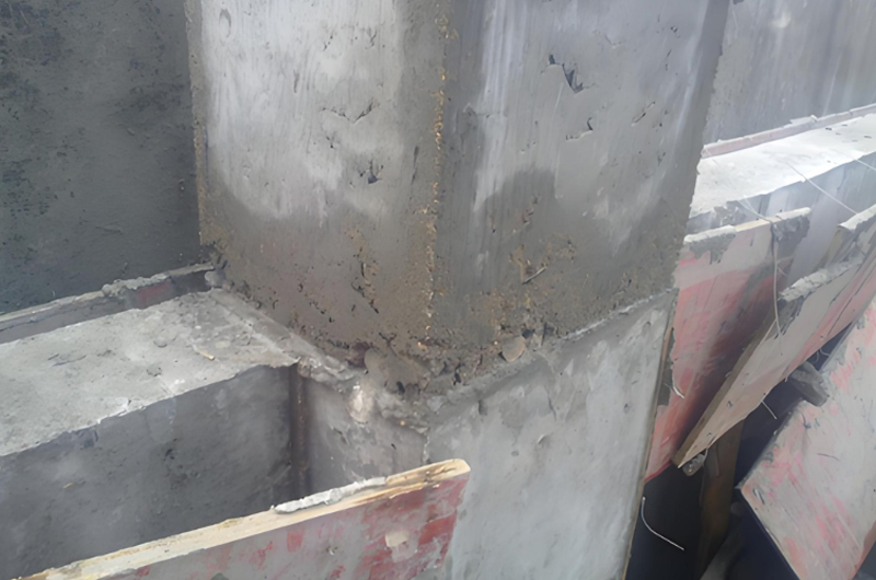 柱子混凝土強(qiáng)度不夠