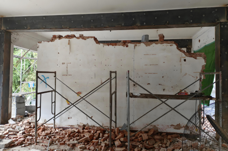 承重墻拆除加固