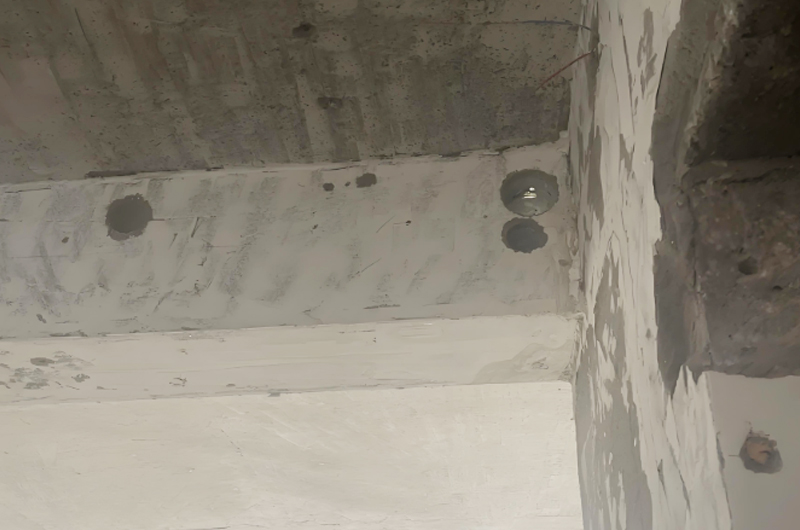 梁上打孔打斷鋼筋補(bǔ)救