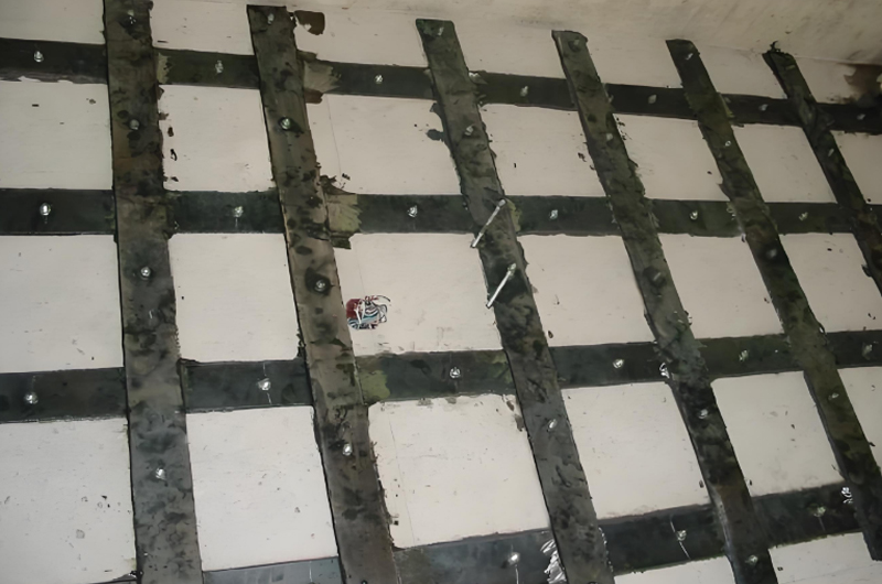 混凝土樓板粘鋼加固