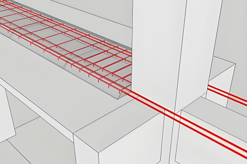 房梁受彎加大截面加固法