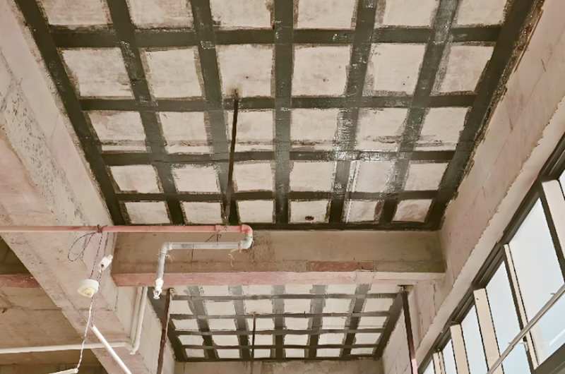 樓板承重碳纖維布加固法